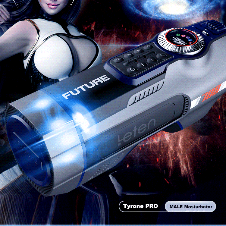 Leten Future Pro 708 3RD Generations Bluetooth Control 10 Modes Heating LED Screen Male Stroker – product view 12