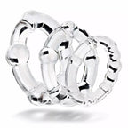 Crystal Male Cock Rings & Erection Rings Delay Training Sets – product view 2
