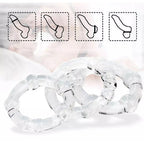 Crystal Male Cock Rings & Erection Rings Delay Training Sets – product view 3