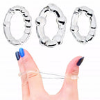 Crystal Male Cock Rings & Erection Rings Delay Training Sets – product view 4