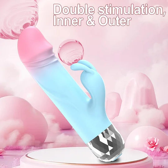 Mini Rabbit Vibrator with 9 Powerful Vibration Modes – Compact Bullet Dildo