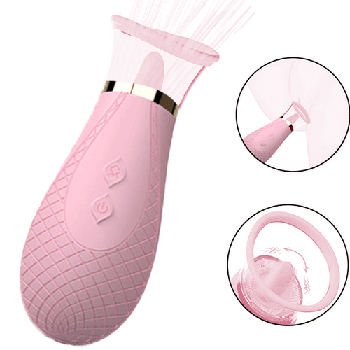 LickMuse Ergonomic Tongue-Style Suction Massager – product view 2