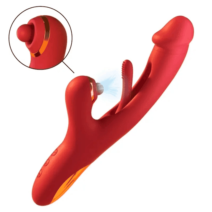 Rabbit Vibrator with Flapping Touch – G-Spot & Clitoral Stimulation