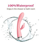 Dual Stimulation Rabbit Vibrator – 10 Vibration Modes, Waterproof & Rechargeable