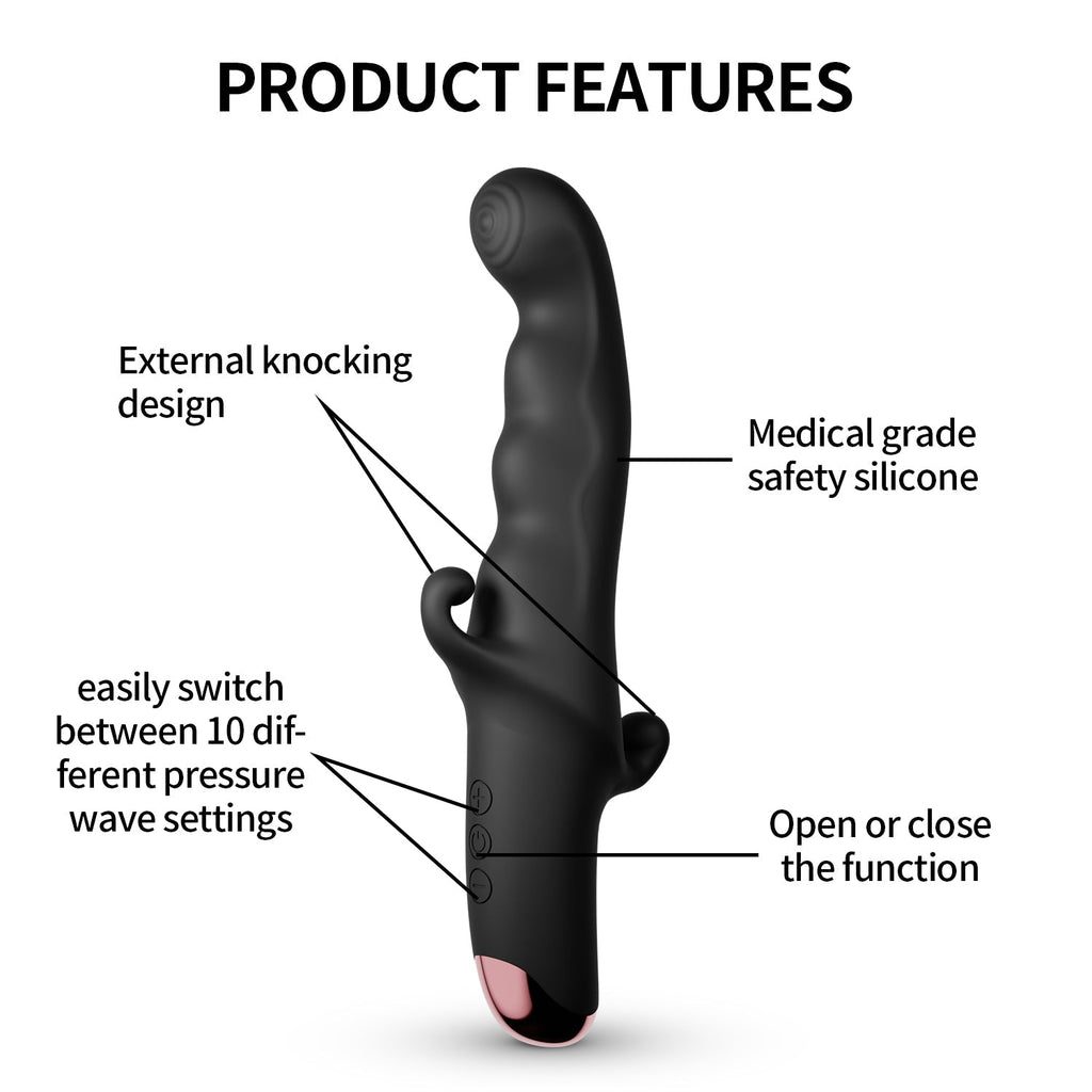 10 Speeds Dildo Vagina Clitoris Anal Massager – product view 4