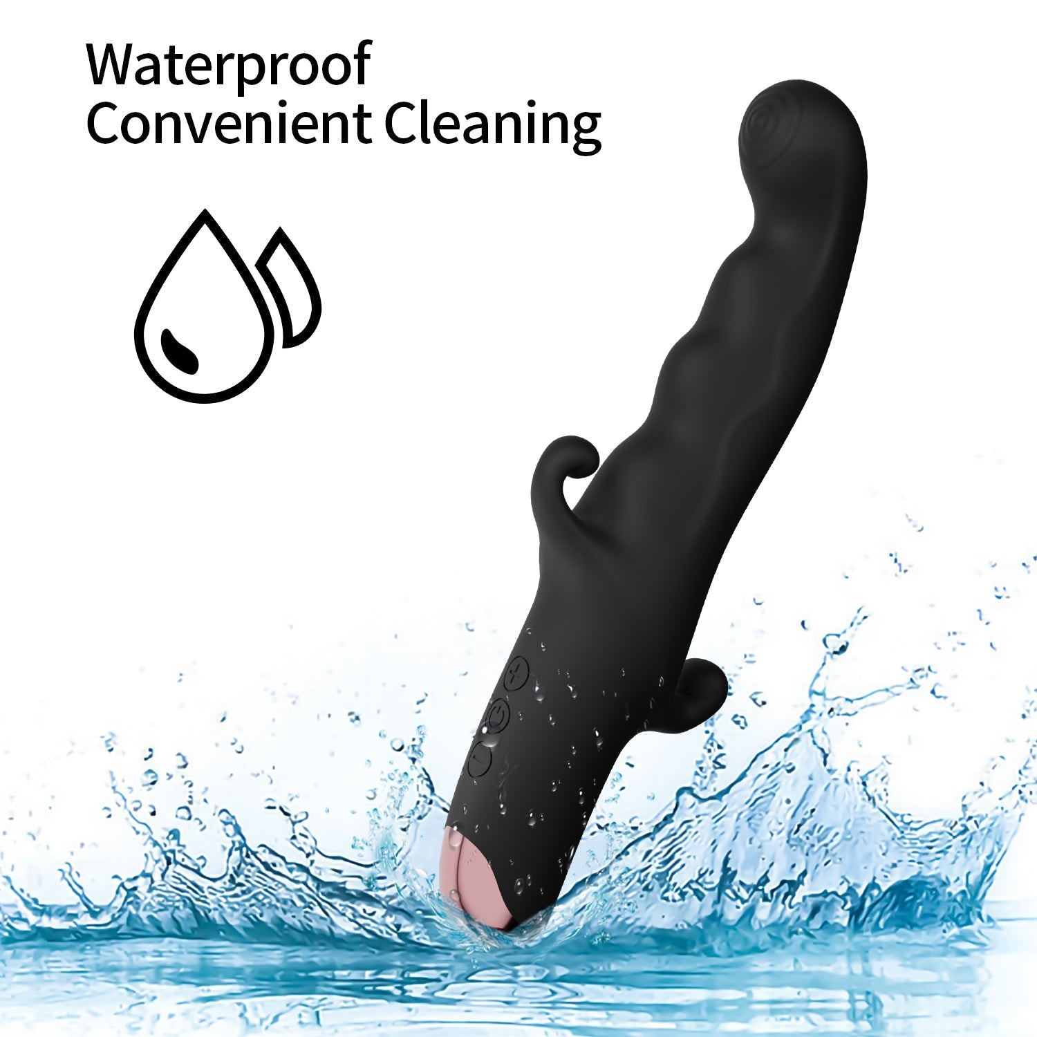 10 Speeds Dildo Vagina Clitoris Anal Massager – product view 5