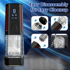 One-Touch Telescopic Sucking And Vibrating Male Stroker — product image 4