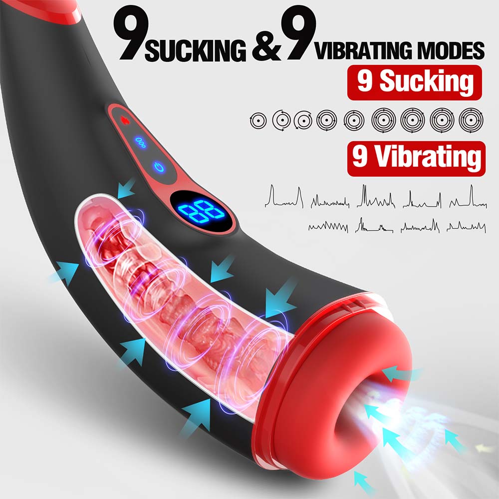 HGOD 007 Pro Suck LCD Heated Men's Aircraft Male Stroker — product image 12