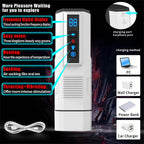 Intelligent Heating Fully Automatic Telescopic Rotating Intelligent Voice Heating Strong Suction Male Stroker — product image 7