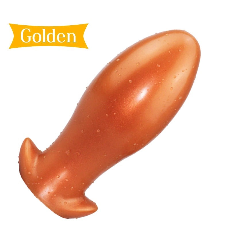 Dragon Egg Silicone Butt Plug Unisex Thrusting Butt Plug – product view 2