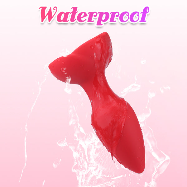 Rose Remote Control 10 Frequency Vibration Silicone Anal Plug – product view 9