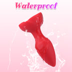 Rose Remote Control 10 Frequency Vibration Silicone Anal Plug – product view 9