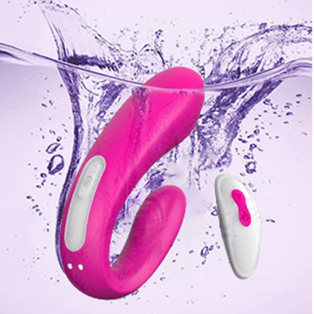 9 Frequency Vibration Couples Vibrator Wireless Remote Pink Vibrator – product view 14