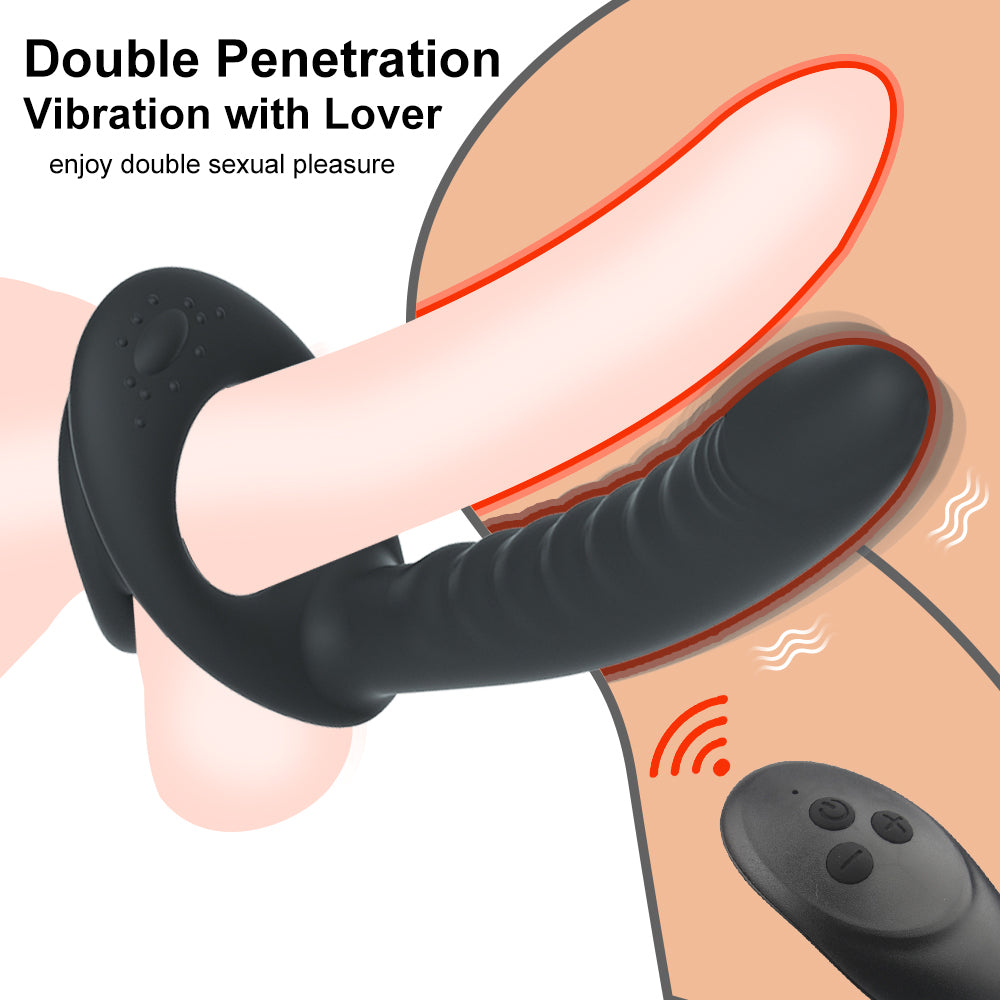 Single Ring Lock Sperm Anal Plug Retractable Prostate Massager – product view 7