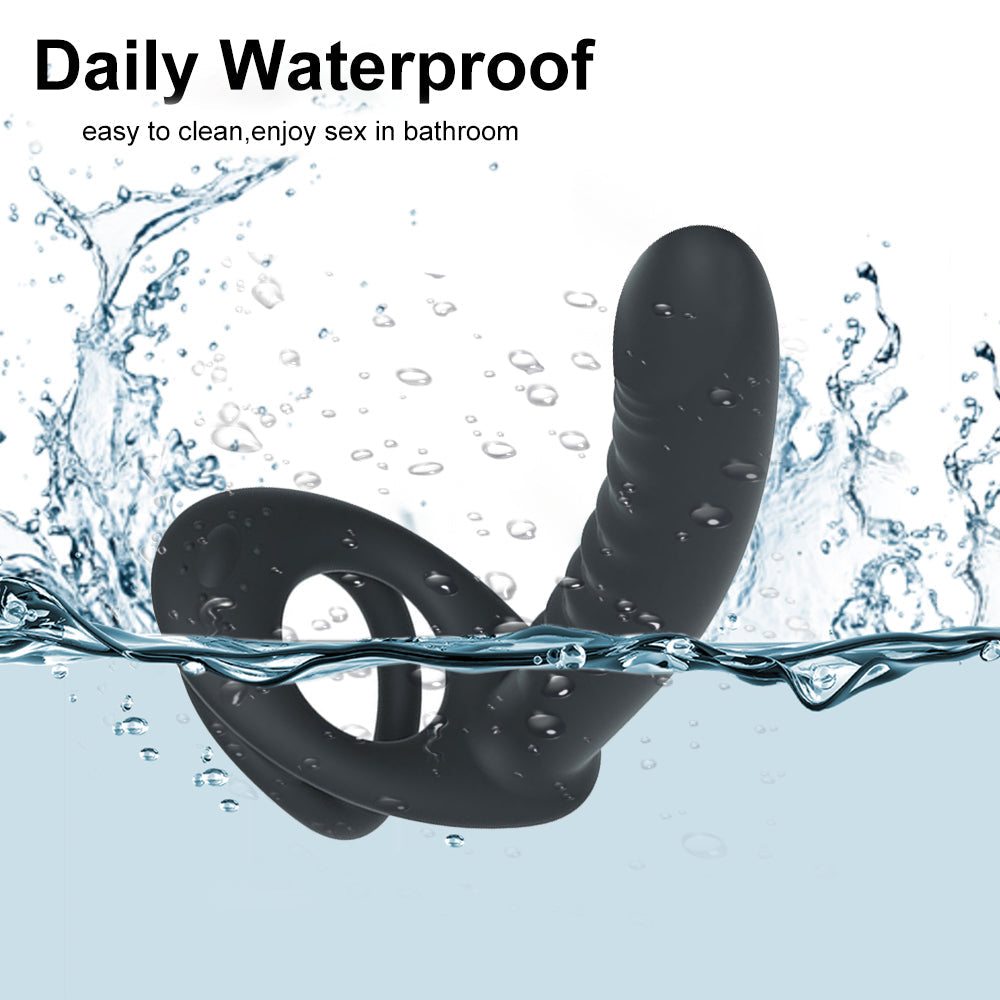 Single Ring Lock Sperm Anal Plug Retractable Prostate Massager – product view 2
