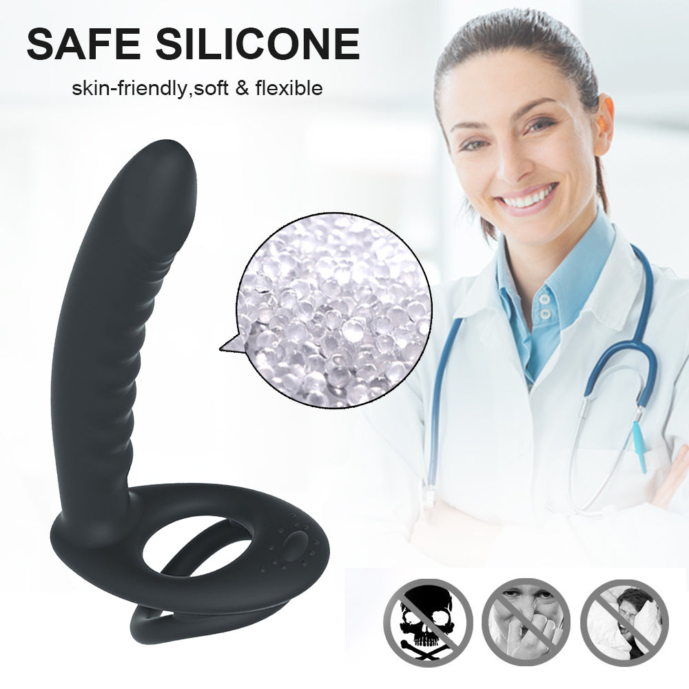 Single Ring Lock Sperm Anal Plug Retractable Prostate Massager – product view 8