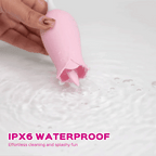 10 Frequency Vibrator Rose Tongue Licking with Vibrating Egg – product view 5