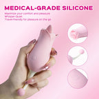 10 Frequency Vibrator Rose Tongue Licking with Vibrating Egg – product view 4