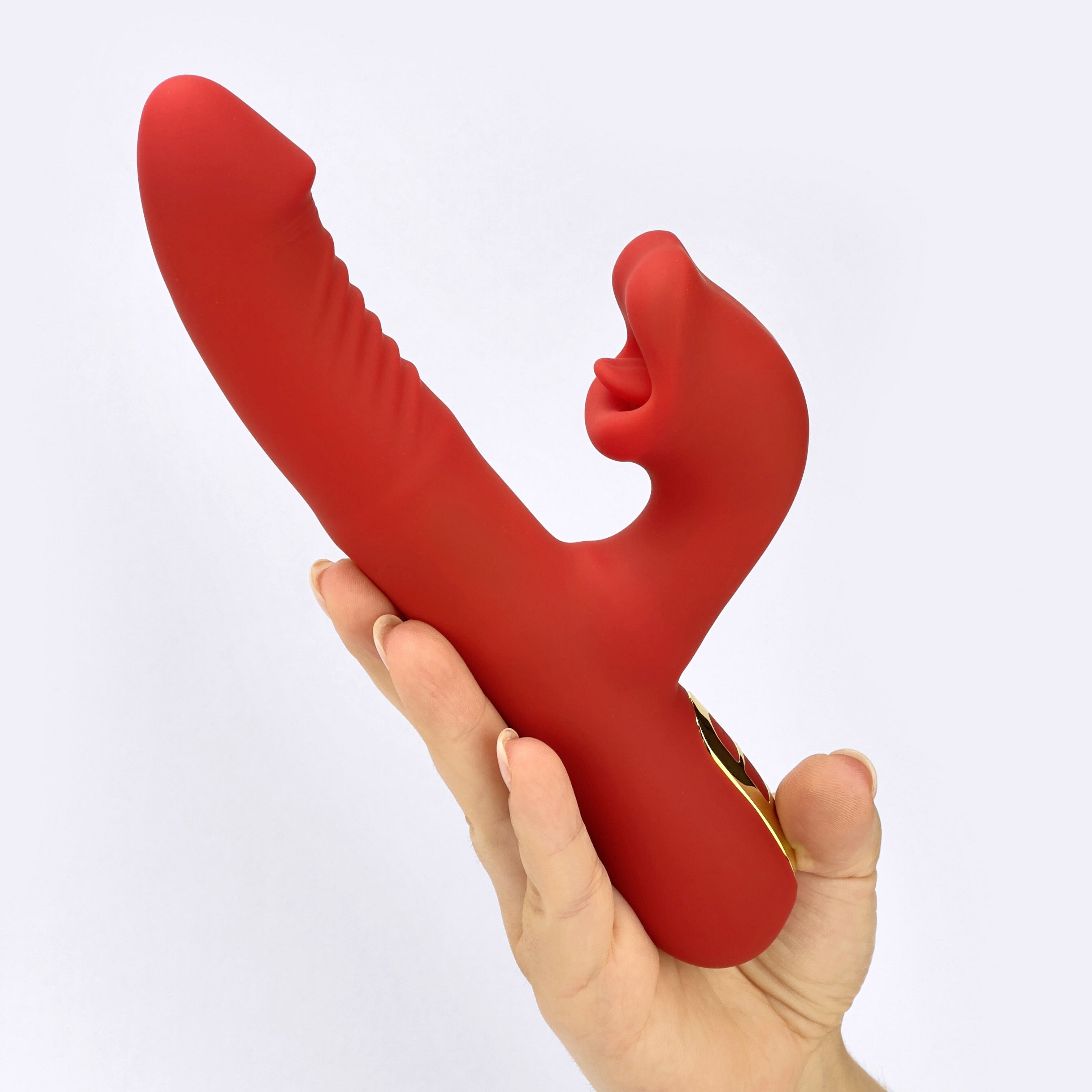 Dual Desire thrusting rabbit vibrator image 1 | AnneToys