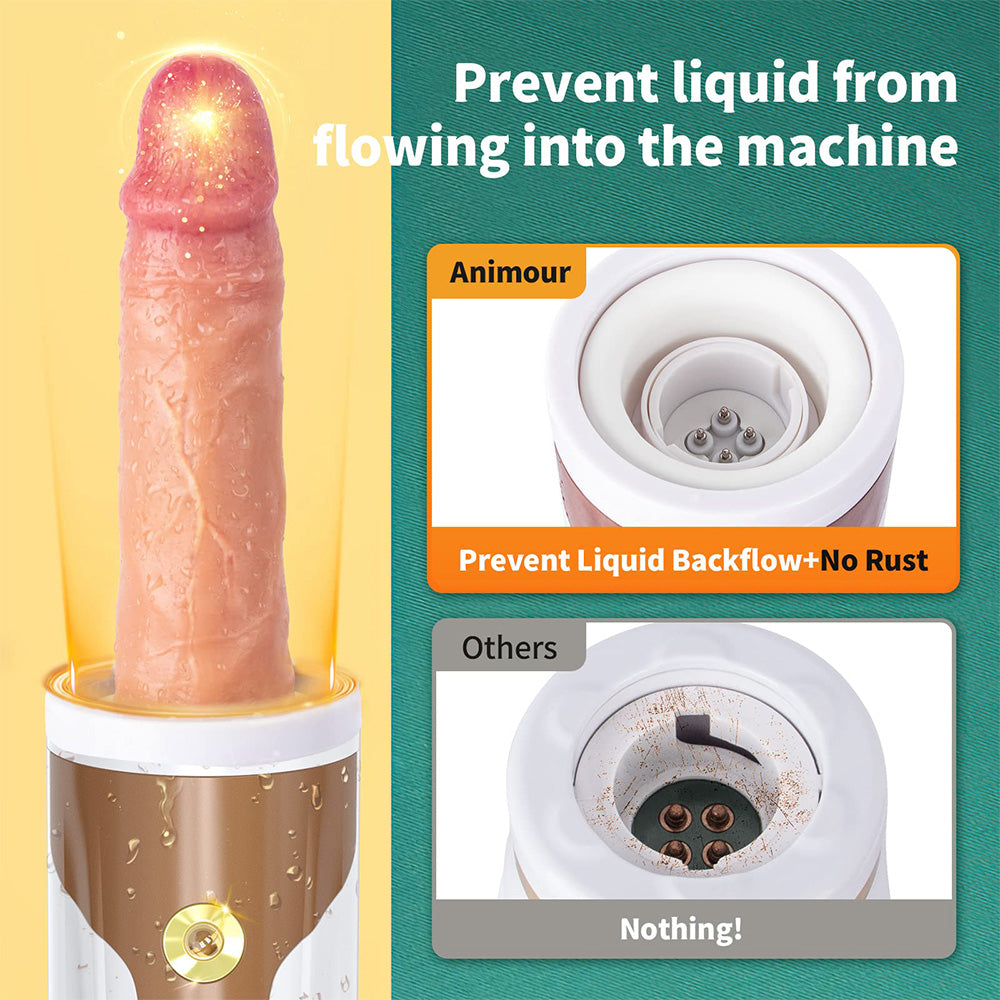 5 Vibrations And 5 Thrust Modes Auto Thrust Remote Control Dildo G-Spot Vibrator – product view 2