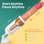 5 Vibrations And 5 Thrust Modes Auto Thrust Remote Control Dildo G-Spot Vibrator – product view 5