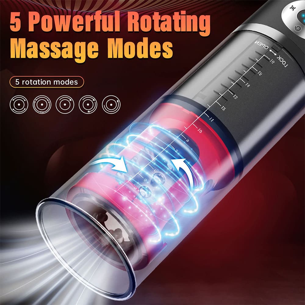 Fully Automatic 6 In 1 Vacuum Pump Sucking Clip Sucking Male Stroker – product view 13