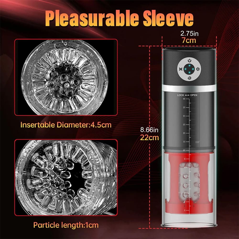 Fully Automatic 6 In 1 Vacuum Pump Sucking Clip Sucking Male Stroker – product view 16