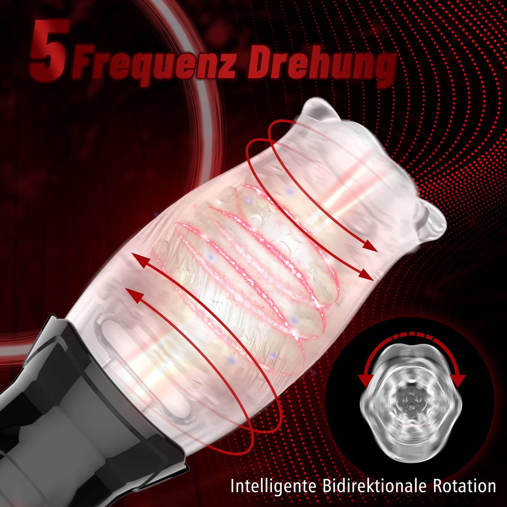 Gawk Gawk 3000 Blowjob Simulator Rotating Vibrating Suction – product view 3