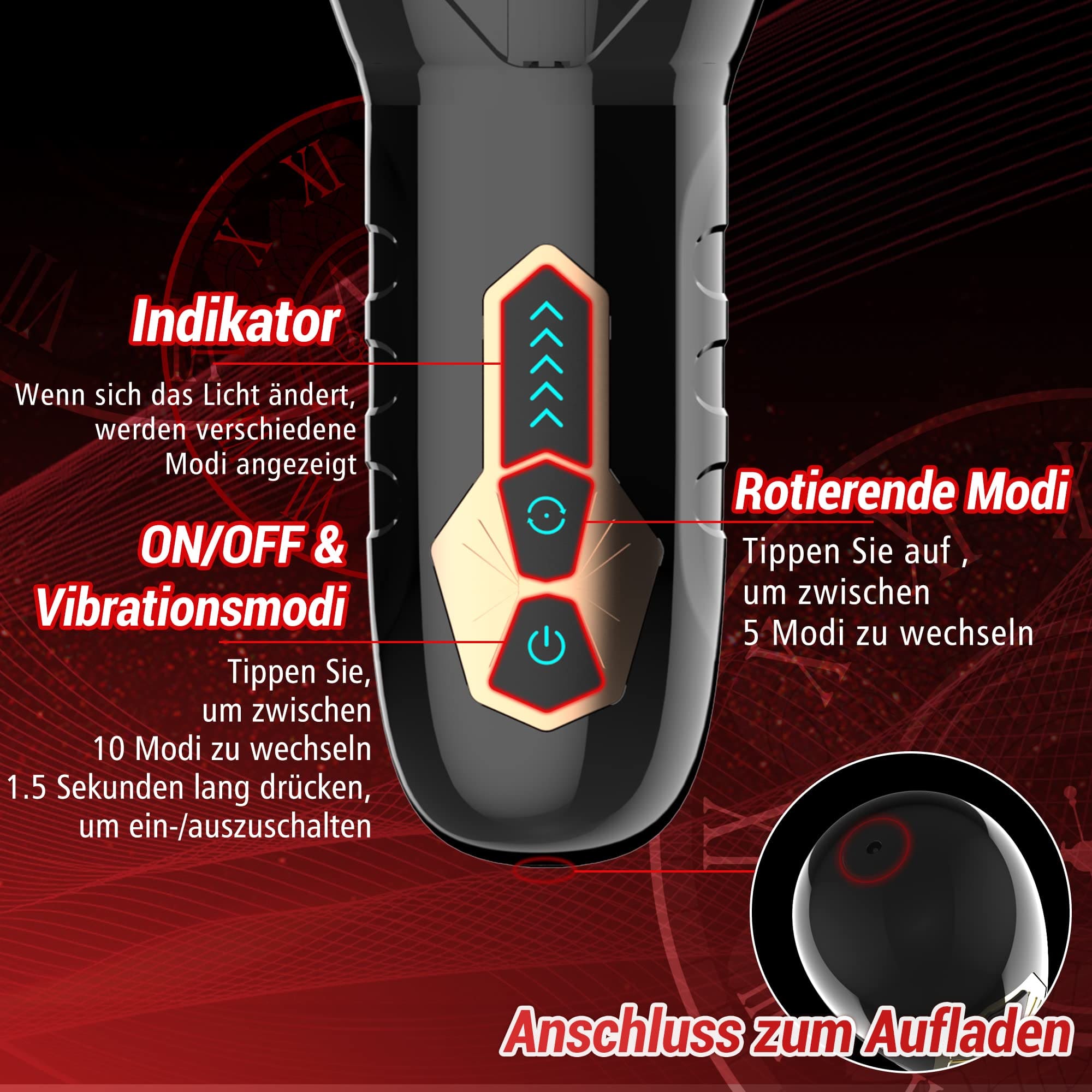 Gawk Gawk 3000 Blowjob Simulator Rotating Vibrating Suction – product view 7