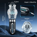 2026 Newest 3 in 1 Upgraded Gawk Gawk 3000 Pro - Male Rose 5 Thrusting & 5 Rotating & 7 Vibrating Modes, Adult Toys Automatic Men Masturbation Machine Electric Pocket Pussy Male Stroker – product view 7