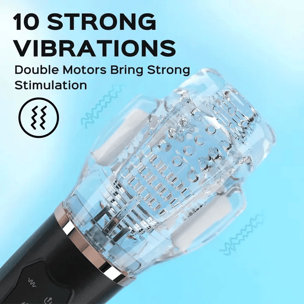Gawk Gawk 3000 2nd Generation Dual Motor Blowjob Simulator Vibration Sucking – product view 3
