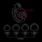Gold Beatles Men's Penis Training Chastity Cage – product view 13