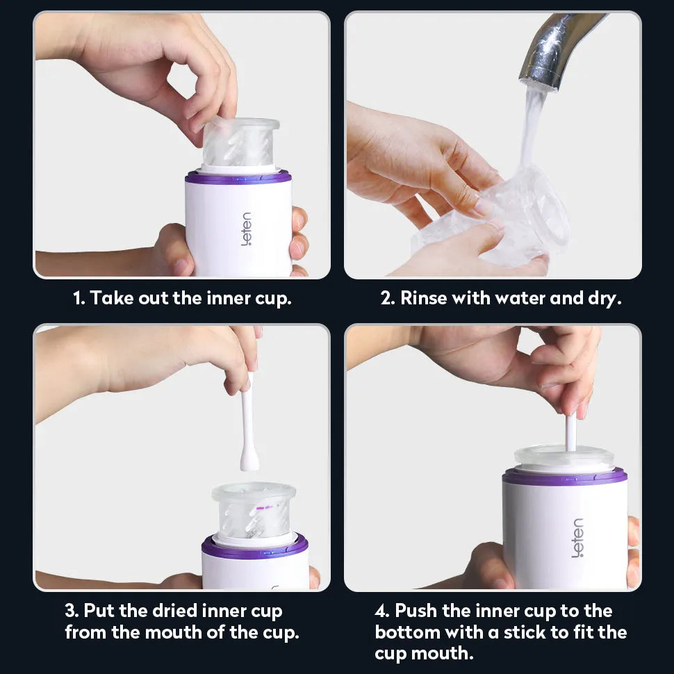 Leten 7 Thrusting Rotation sucking Male Stroker smart voice with Suction Base – product view 11
