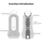 Leten Male Stroker Manual Vacuum Sucking Moans Voice Blowjob Toy – product view 8