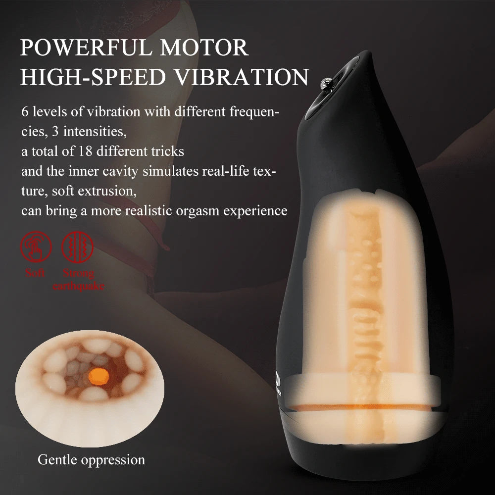 Otouch Airturn 3 Male Stroker with 6 Vibrations Sucking Blowjob Stroker – product view 5