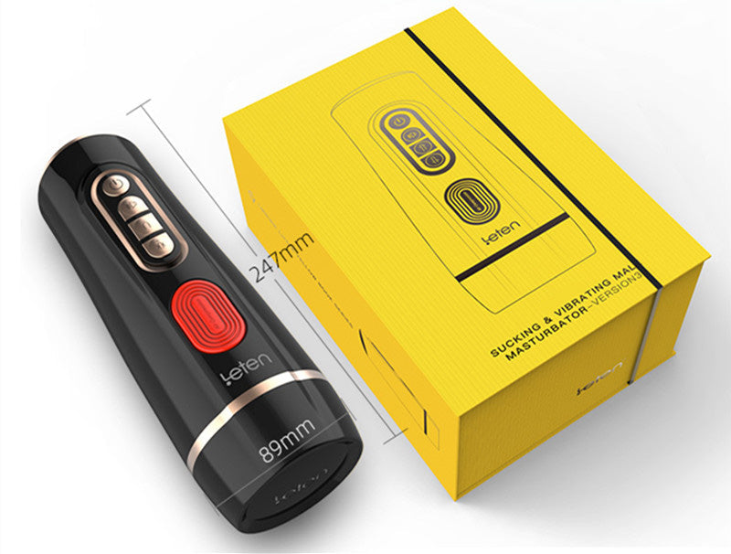 Leten 7 Vibrating Stroker Cup with Peristaltic Pinch Suction Pronunciation – product view 6