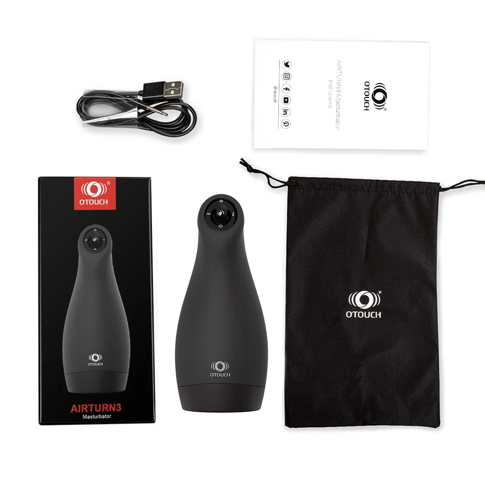 Otouch Airturn 3 Male Stroker with 6 Vibrations Sucking Blowjob Stroker – product view 12