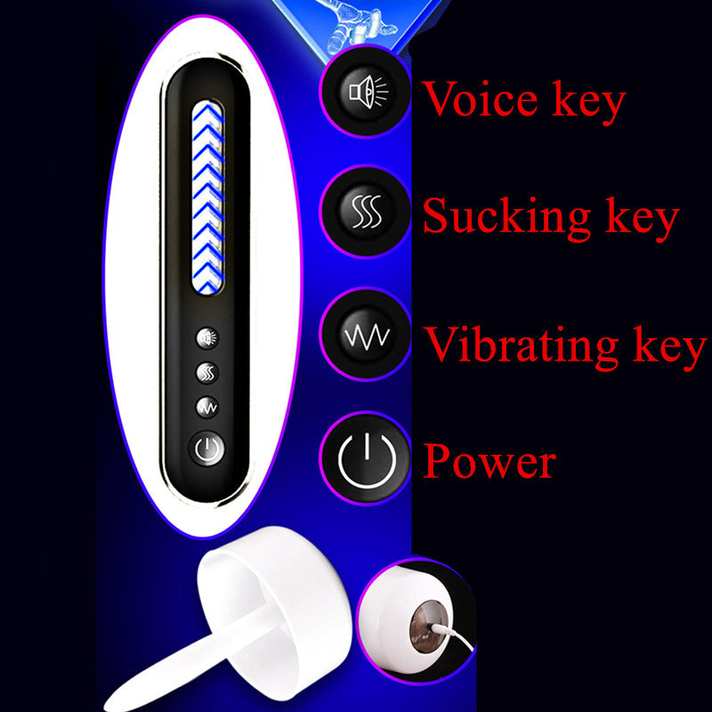 ThunderRide 7 Vibration Sucking Heating Automatic Male Stroker Hands Free Blowjob with Suction Base – product view 8
