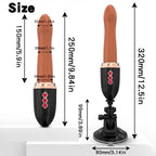 Hands-Free 2-In-1 Fully Automatic Telescopic Vibrating Dildo – product view 7