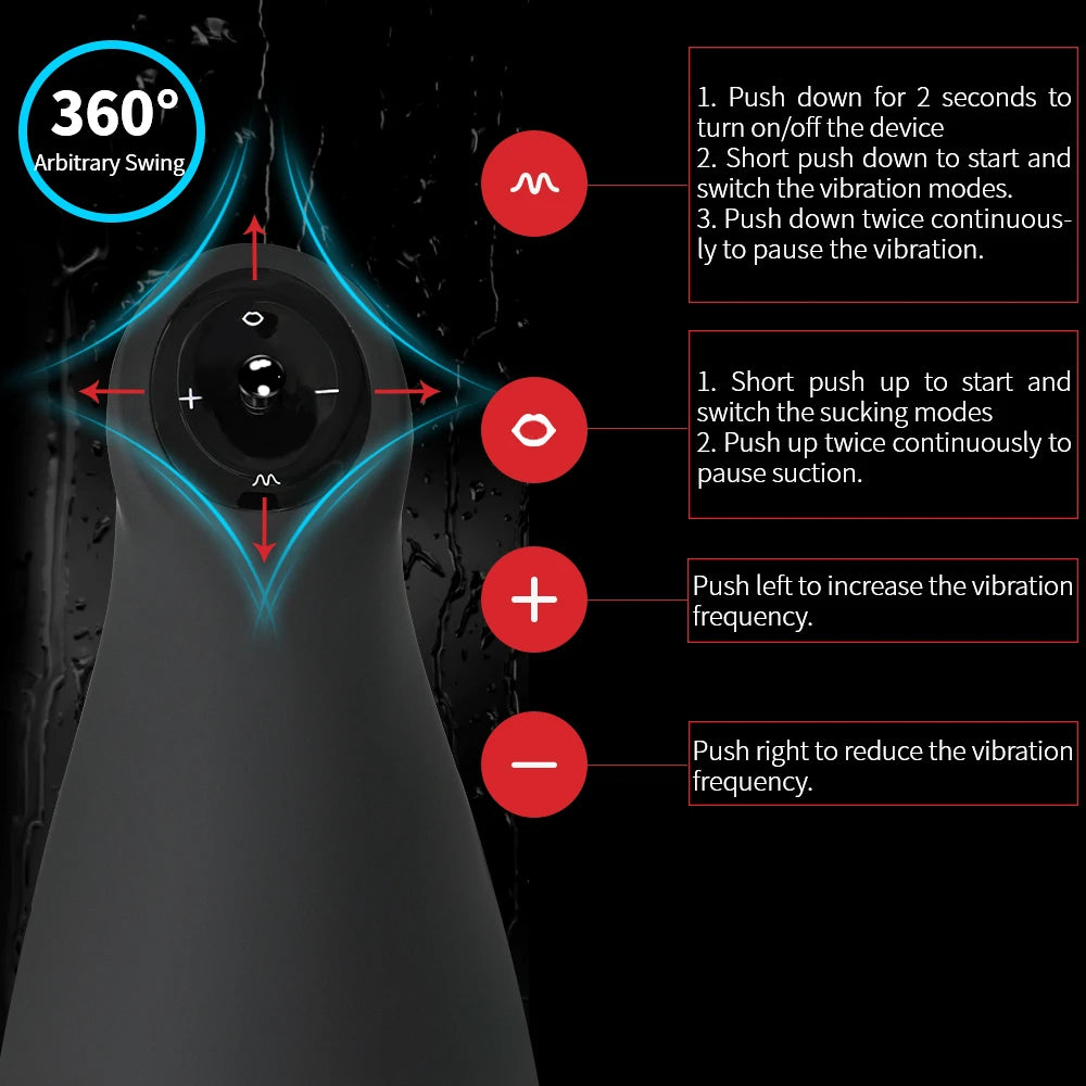 Otouch Airturn 3 Male Stroker with 6 Vibrations Sucking Blowjob Stroker – product view 4