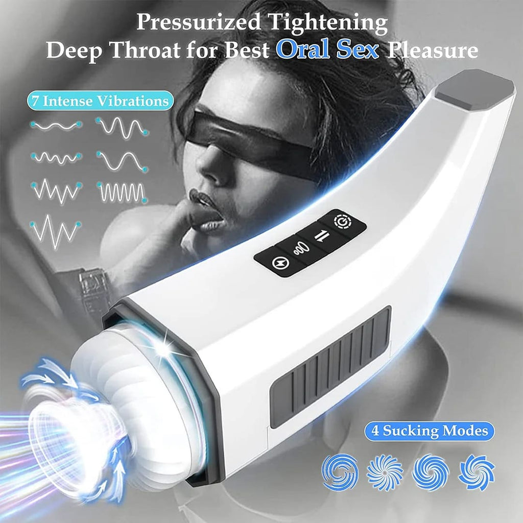 Hgod 007 Third Generation Retractable Heating Sucking Vibrating Male Stroker – product view 3