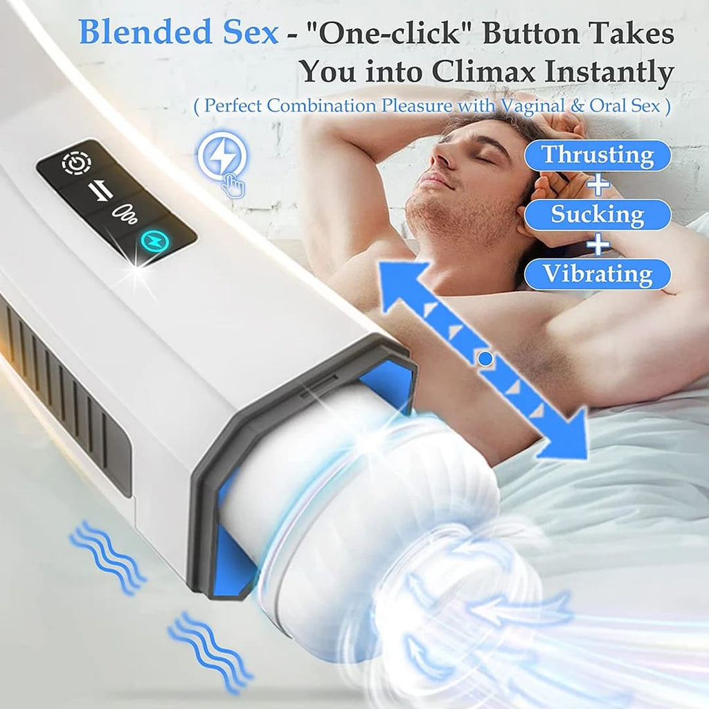 Hgod 007 Third Generation Retractable Heating Sucking Vibrating Male Stroker – product view 2