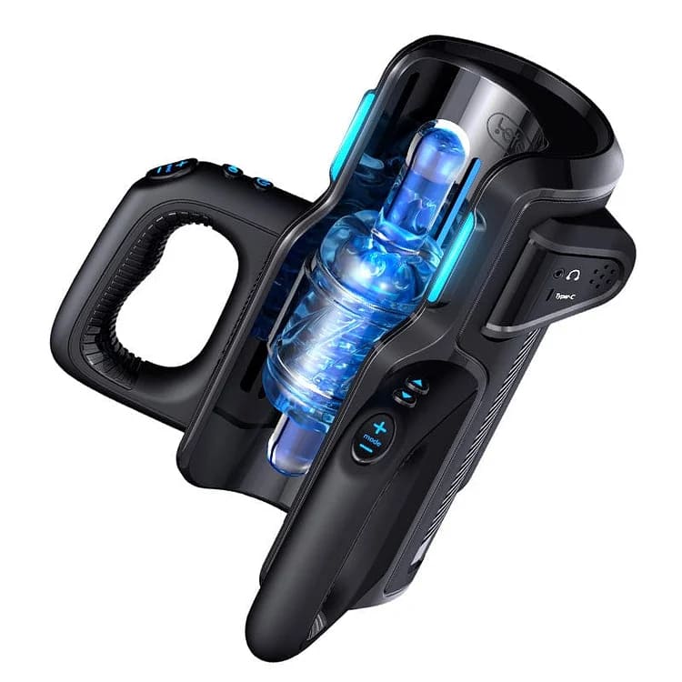 Leten Cannon King Pro Fully Automatic Stroker Ultra-Long Male Stroke Machine With Handle – product view 20