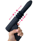 4 Modes 2-in-1 Thrusting Dildo & Anal Dildo Vibrator – product view 12