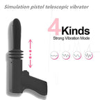 4 Modes 2-in-1 Thrusting Dildo & Anal Dildo Vibrator – product view 7
