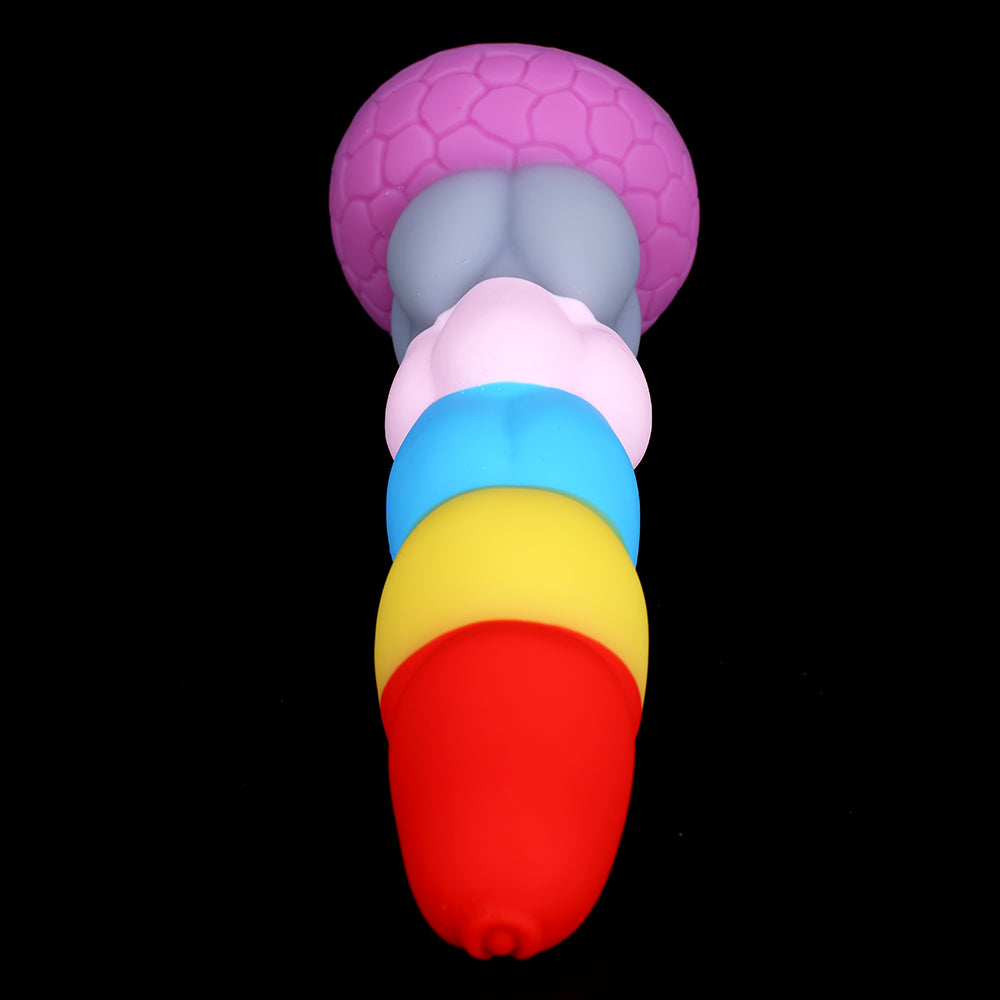 8 Inch Rainbow Dildo Silicone Best Suction Cup Allovers Dildo – product view 10