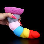 8 Inch Rainbow Dildo Silicone Best Suction Cup Allovers Dildo – product view 6