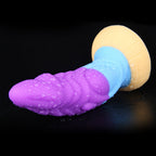 Colorful Mixed Color Alien Dildo - Thick Rainbow Dildo – product view 9