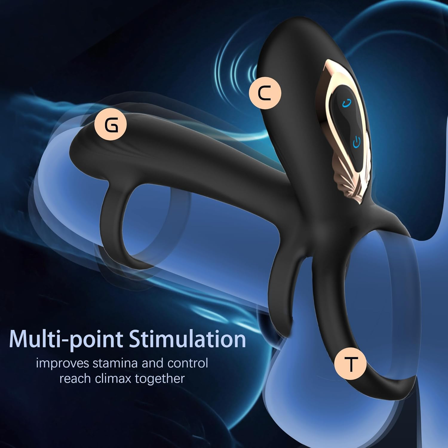 Intima - Vibe Ring for Couple G-Zone Intimate Stimulation - AnneToys