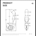 Men's Backcourt Masturbation Supplies Heated And Vibrating Prostate Massagers – product view 7